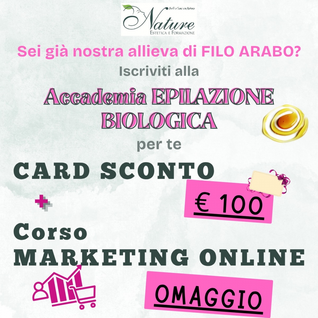 Promo 1 Corso Marketing gratuito